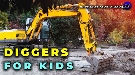 Diggers At Work, Diggers For Children | Miners, Dump Trucks & Construction Vehicles | Diggers TV ...