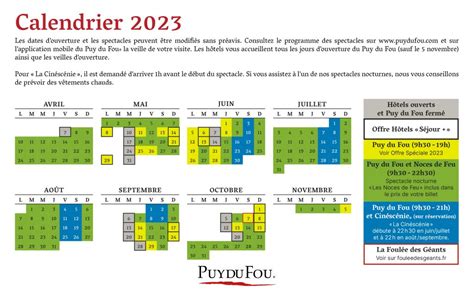 Billetterie Puy du Fou pour la saison 2023