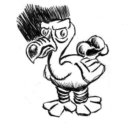 Dodo Bird Drawing | Free download on ClipArtMag