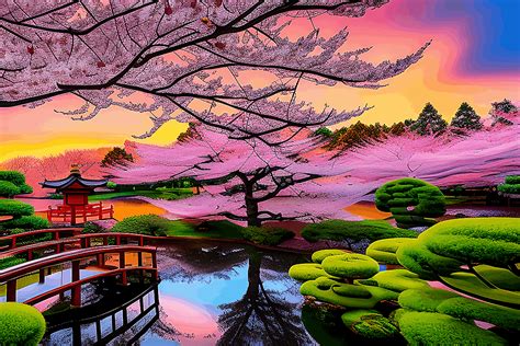 The Beauty of Japanese Landscapes Graphic by eifelArt Studio · Creative ...