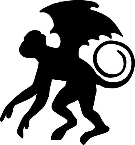 Flying Monkey Silhouette at GetDrawings | Free download