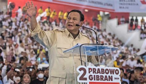 Momen Calon Presiden Nomor Urut 2 Prabowo Subianto Berkampanye di Medan ...