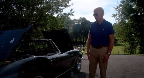 Joe Biden Shows Off 1967 Corvette Stingray, Talks Electric Version With ...