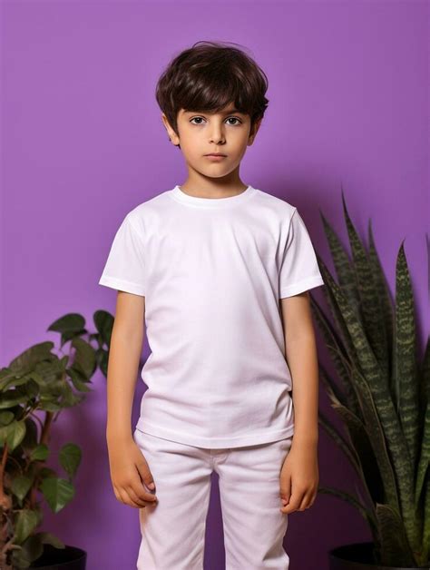 Blank baby white t-shirt for mockup design Ai generated 30367586 Stock Photo at Vecteezy