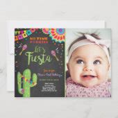 Let's Fiesta invitation Mexican Birthday Cactus | Zazzle