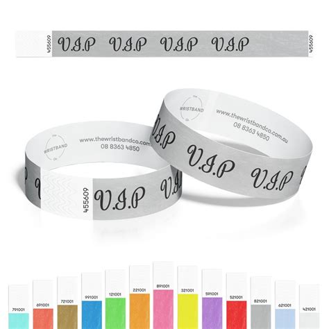 VIP Custom Printed Tyvek Paper Wristbands Event Party | Etsy