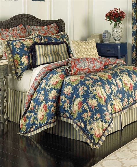 Waverly Sanctuary Rose Queen Comforter Set & Reviews - Bedding ...