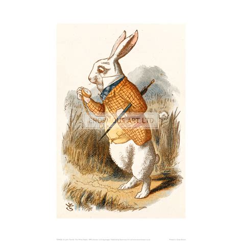 TEN026 The White Rabbit, 1890 (Version 1) - Enormous Art