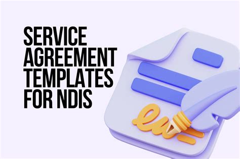 Service Agreement Templates for NDIS (Free & Customizable)