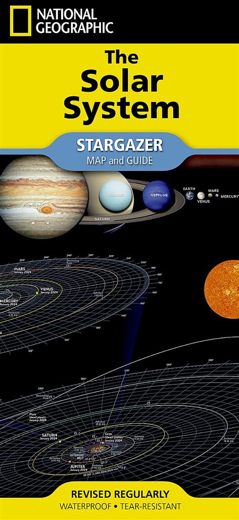 National Geographic Solar System Map (Stargazer Folded) (National Geographic Reference Map ...