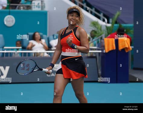 Miami Gardens FL, USA. 24th Mar, 2022. Naomi Osaka Vs Angelique Kerber ...