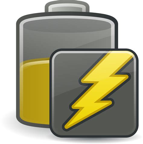 Low Battery Icon Clip Art Free Vector In Open Office - vrogue.co