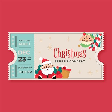 Christmas Party Ticket Images - Free Download on Freepik