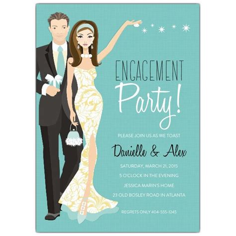 Surprise Engagement Party Invitations