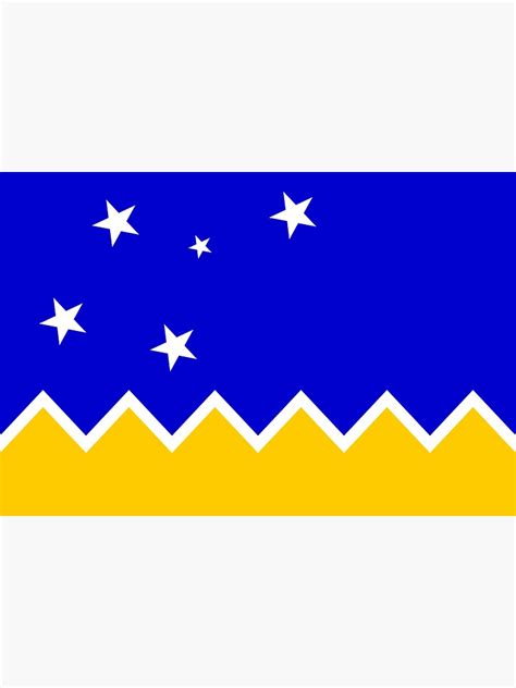 "Flag of Chilean Antarctic Territory " Sticker by abbeyz71 | Redbubble