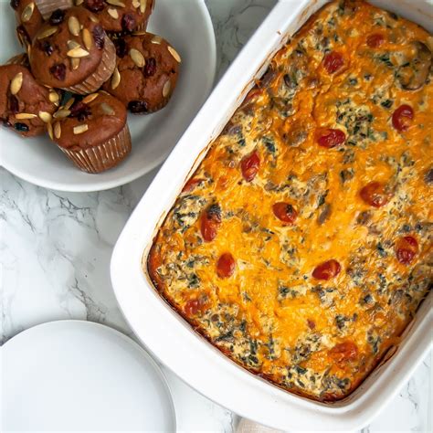 Christmas Breakfast Casserole - Nutrition to Fit by Lindsey Janeiro