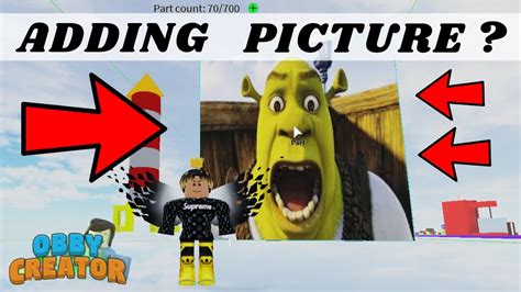 HOW TO ADD IMAGE, PUT ANY PICTURE (TUTORIAL) IN Obby Creator | ROBLOX - YouTube