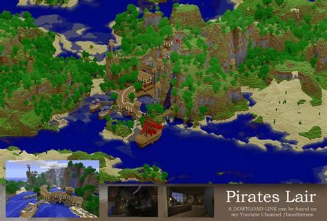 Pirates Cove - Map Overview : Minecraft