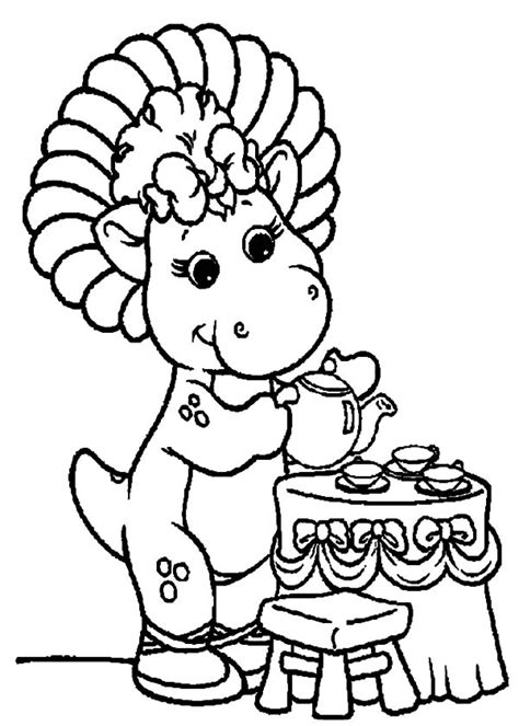 Baby bop coloring pages download and print for free