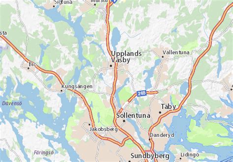 MICHELIN Bollstanäs map - ViaMichelin