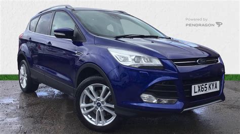 Blazer Blue Ford Kuga 1.5 EcoBoost 182 Titanium X 5dr Auto 2015 - YouTube