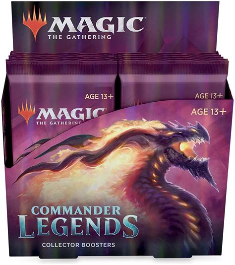 Magic the Gathering Commander Legends Sealed Collector Booster Box ...