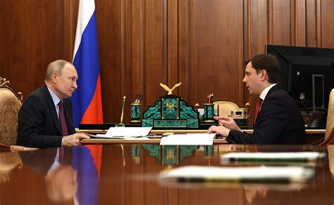 Meeting with Governor of the Orel Region Andrei Klychkov • President of Russia