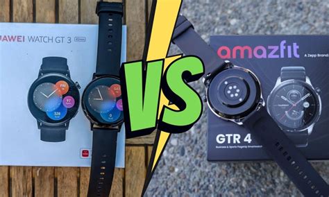 Huawei Watch GT 3 Vs Amazfit GTR 4