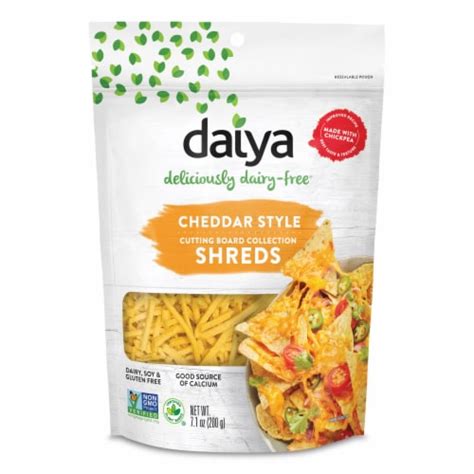 Daiya Dairy Free Cheddar Shredded Cheese, 7.1 oz - Kroger