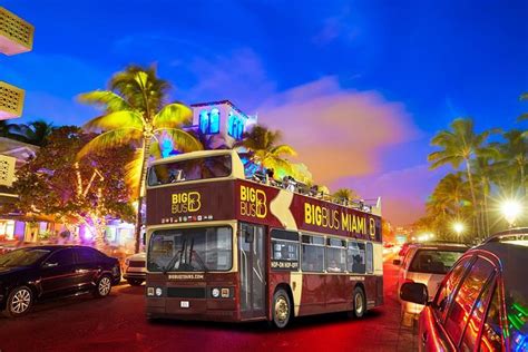 Miami Big Bus Sightseeing Night Tour 2024