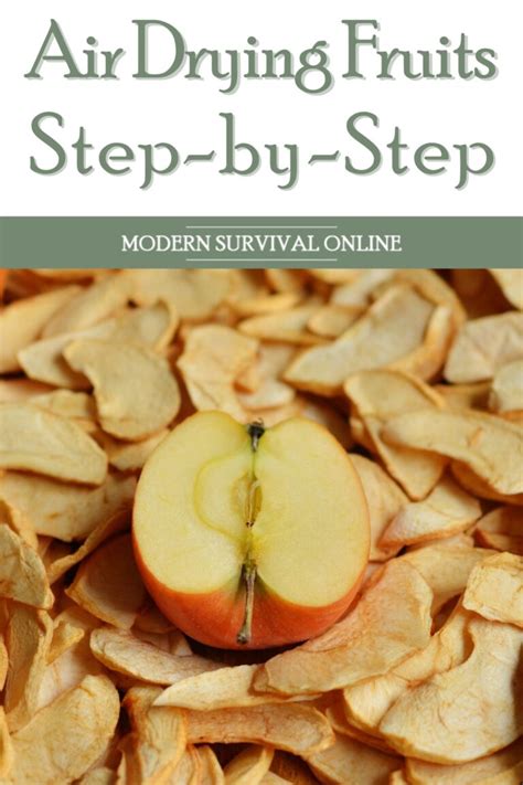 Air Drying Fruits Step-by-Step - Modern Survival Online