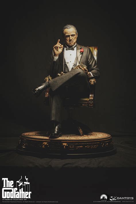 The Godfather - Don Vito Corleone Statue by DAMTOYS - The Toyark - News