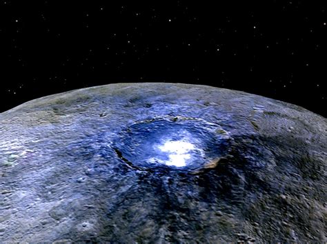 Mystery of Ceres’ bright spots finally solved, as scientists identify glowing region as being ...