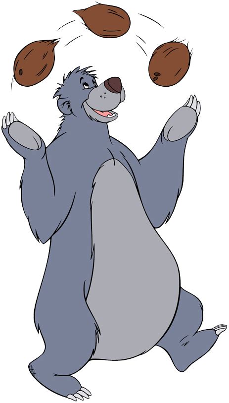 Baloo Juggling | Jungle book characters, Baloo jungle book, Disney drawings sketches