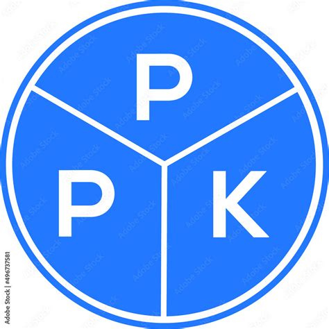 PPK letter logo design on white background. PPK creative circle letter logo concept. PPK letter ...