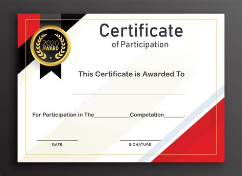 Free Sample Format Of Certificate Of Participation Template Pertaining ...