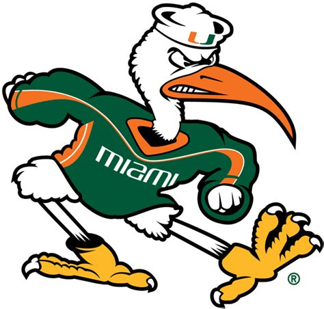 Miami Hurricanes Mascot Logo - NCAA Division I (i-m) (NCAA i-m) - Chris ...