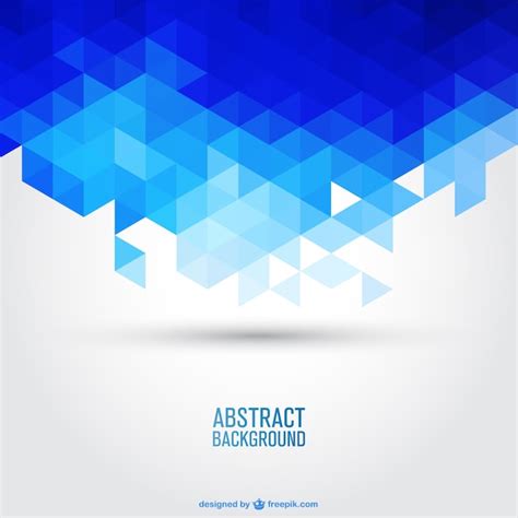 Premium Vector | Blue geometric background