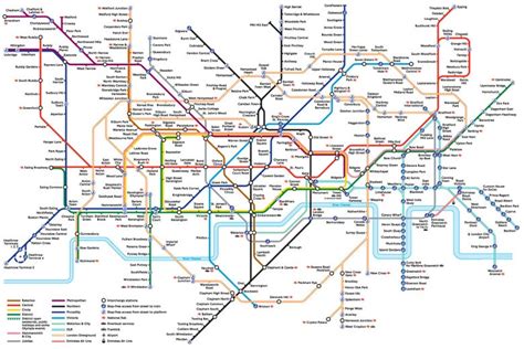 Carte Metro London – Carte De La Norvege