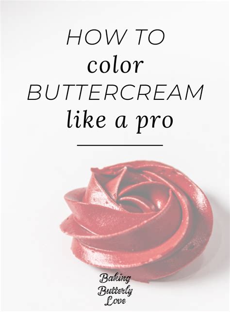 Do you know what the best type of food coloring is for buttercream ...