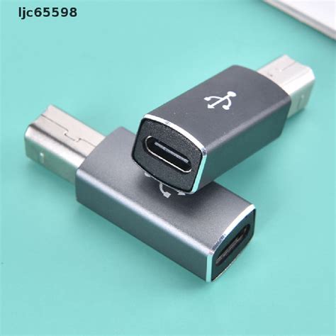 [ljc65598] USB Type C Female to USB B Male Adapter for Scanner Printer Converter USB C Data [MY ...