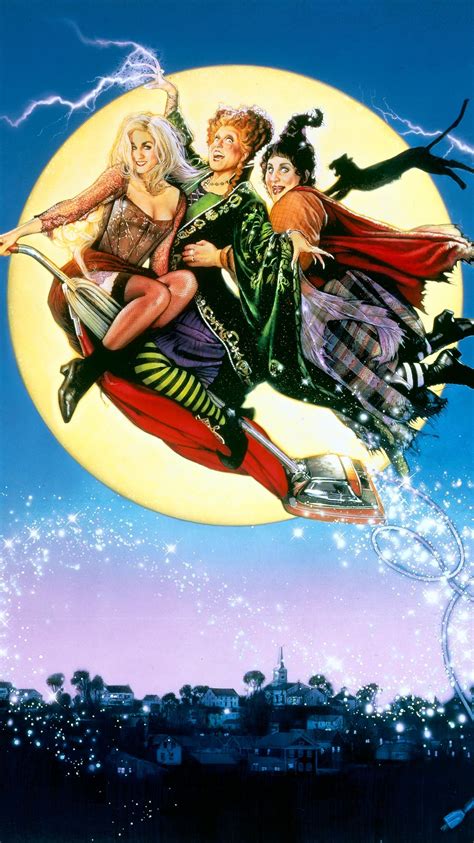 Hocus Pocus (1993) Phone Wallpaper | Moviemania 178103360250789954 | Halloween wallpaper iphone ...