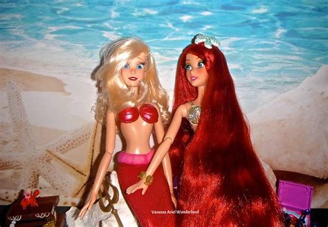 Arista (Ariel's Sister) Singing doll Disney Store 17" repa… | Flickr