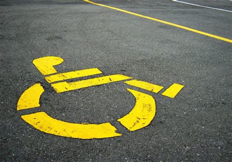 Handicapped symbol stock photo. Image of yellow, handicap - 21751786