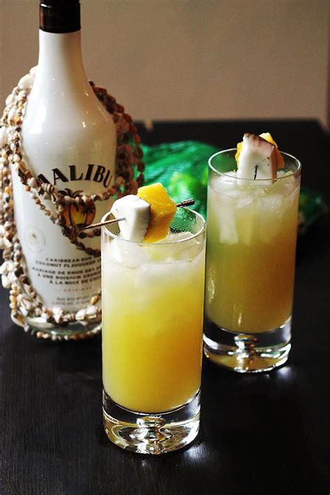 Coconut Pineapple Rum Drinks