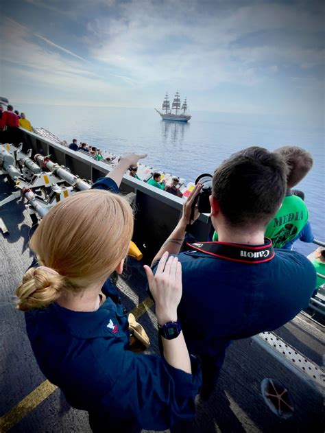 DVIDS - Images - USS George H.W. Bush (CVN 77) Sails With ITS Amerigo ...