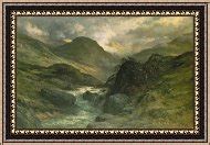 Gustave Dore A Canyon painting - A Canyon print for sale