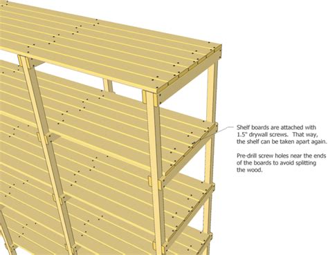 Storage shelf plans