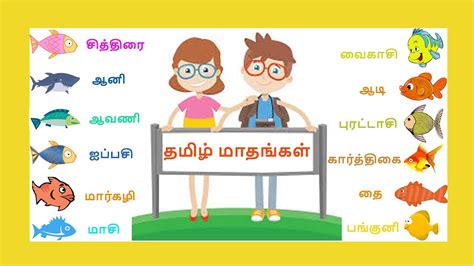 தமிழ் மாதங்கள் // TAMIL MONTHS//Months of the Year //Learn Tamil - YouTube