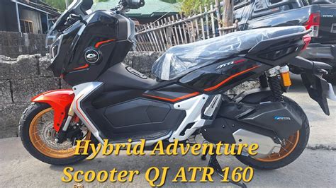 Hybrid Adventure Scooter QJ ATR 160 - YouTube